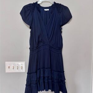 Elegant Navy Blue Dress